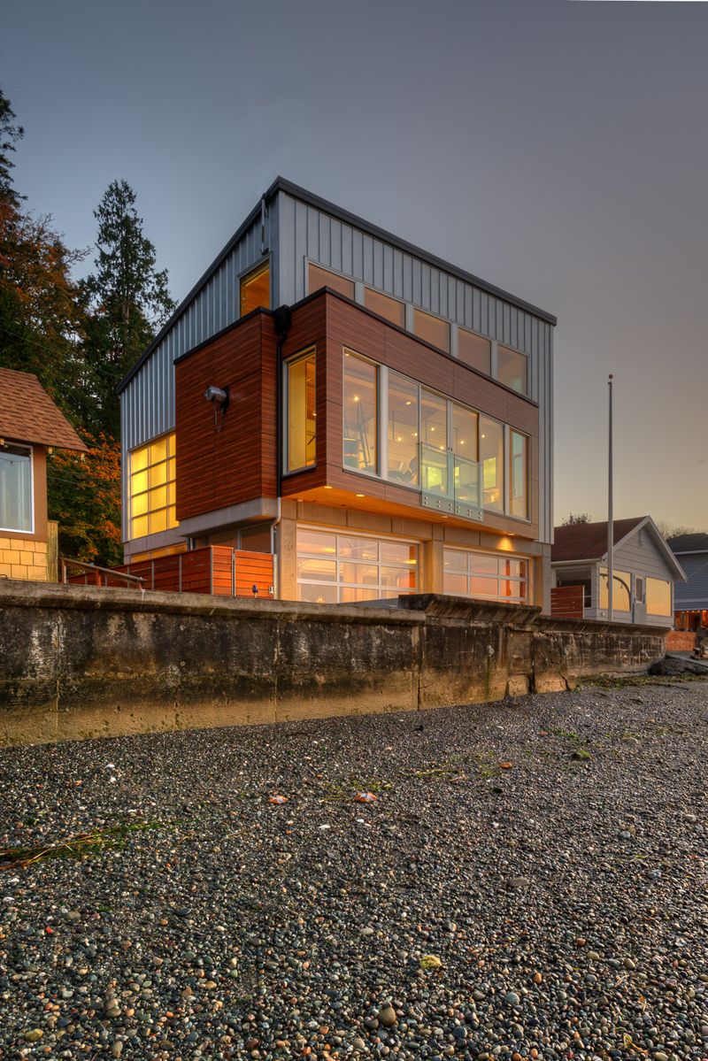 Puget Sound Waterfront Home Home Builder Digest