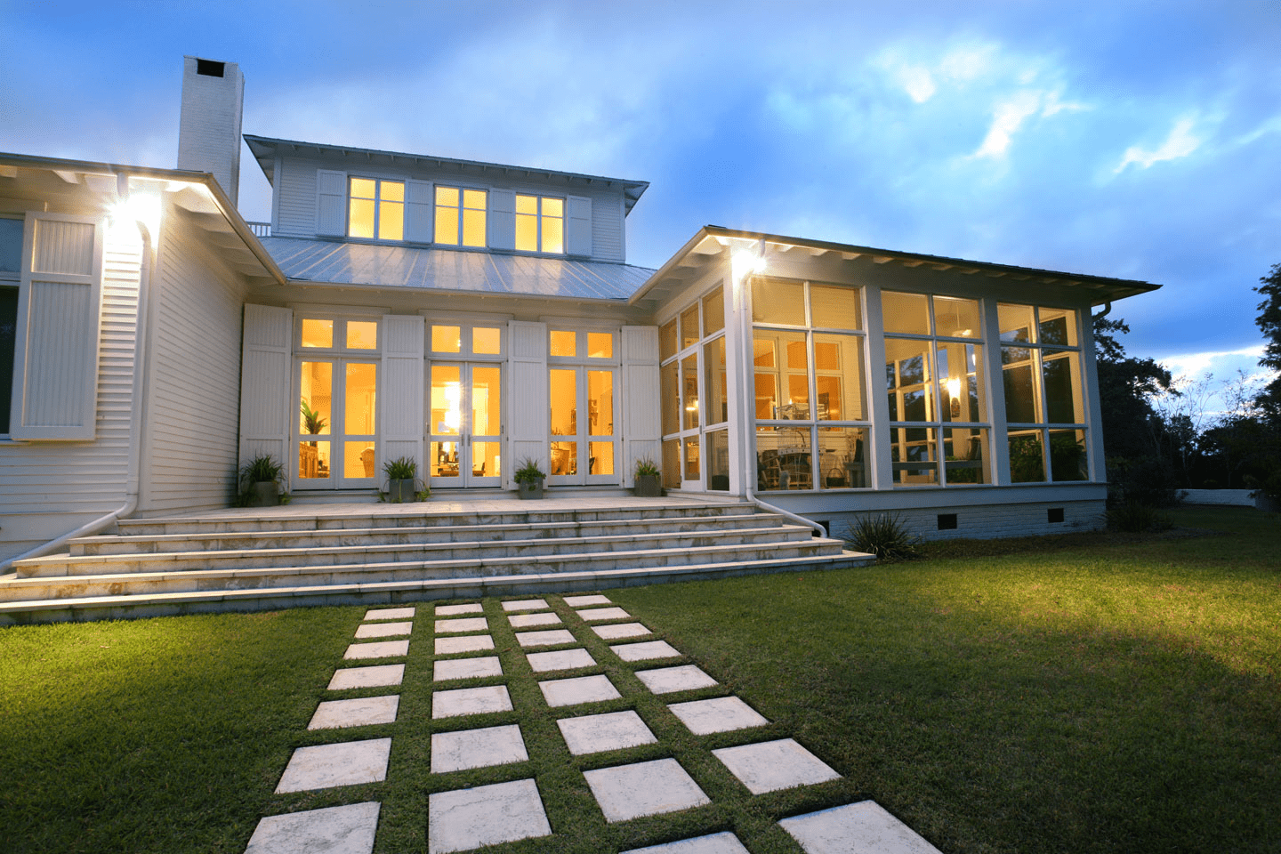 Contemporary Palladian Villa 2 Custom Home Builder Digest