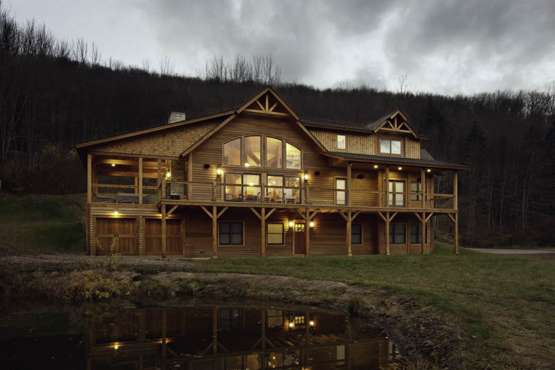 Beaver Mountain Log & Cedar Homes upstate ny home builders